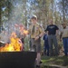 Veterans associations hold flag retirement ceremony