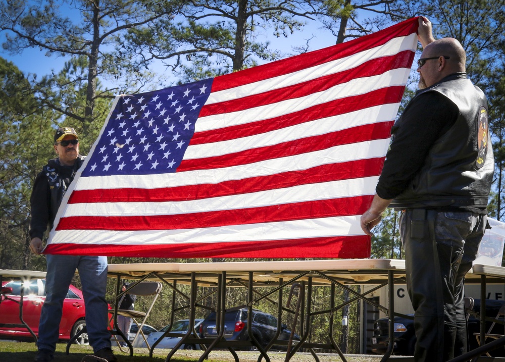 Local veterans organizations host flag retirement ceremony