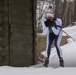 Biathlete Competes in Relay Race