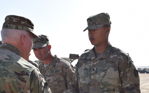 Senior leaders visit Kentucky Soldiers overseas