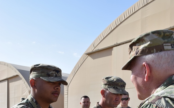 Senior leaders visit Kentucky Soldiers overseas