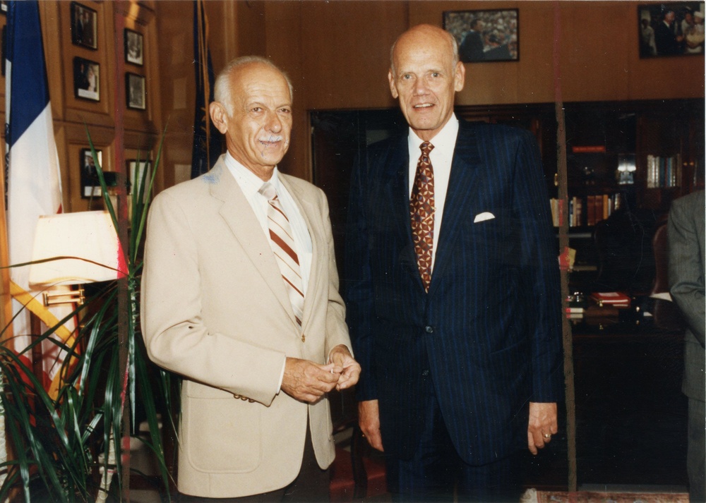 Roskens - w/ President of Ecuador 1992