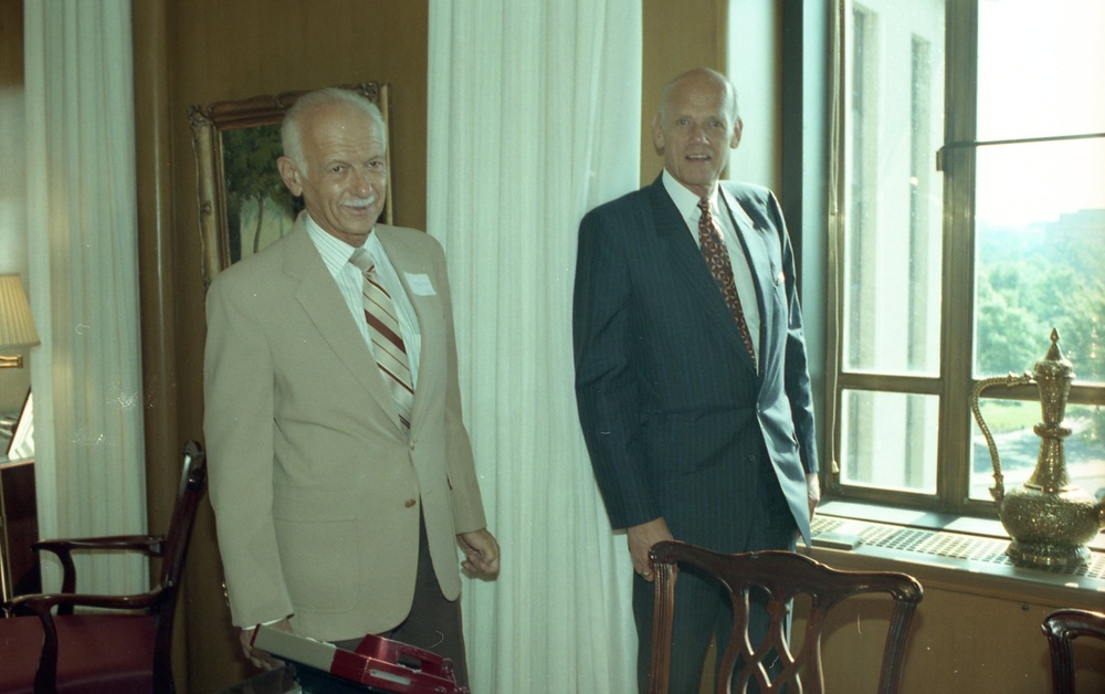 Roskens - w/ President of Ecuador 1992