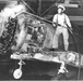 AT-6 engine cleaner at Tinker Field 1940s