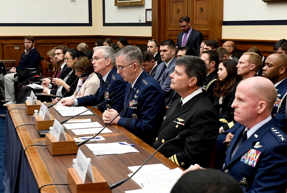 Air Force Vice Chief of Staff Gen. Stephen Wilson testifies before the House Armed Services Committee