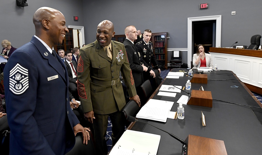 Chief Master Sgt. of the Air Force Kaleth Wright Testifies before House Appropriations Subcommittee on Military Construction and Veterans Affairs