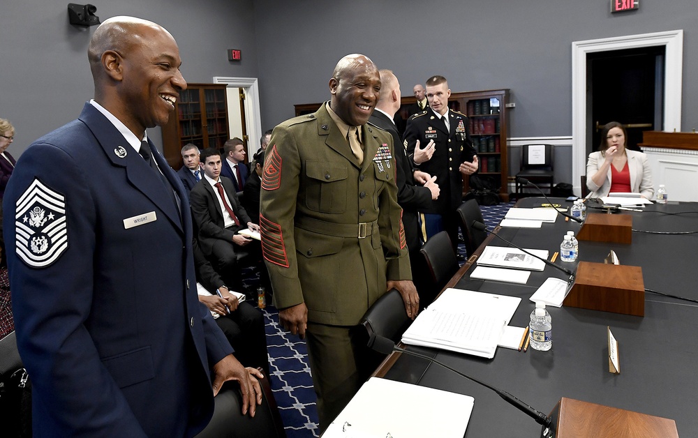 Chief Master Sgt. of the Air Force Kaleth Wright Testifies before House Appropriations Subcommittee on Military Construction and Veterans Affairs