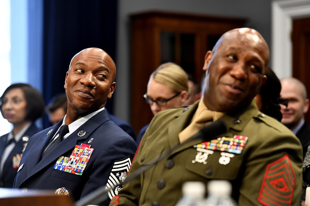 Chief Master Sgt. of the Air Force Kaleth Wright Testifies before House Appropriations Subcommittee on Military Construction and Veterans Affairs