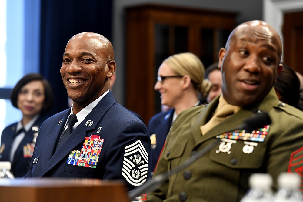 Chief Master Sgt. of the Air Force Kaleth Wright Testifies before House Appropriations Subcommittee on Military Construction and Veterans Affairs