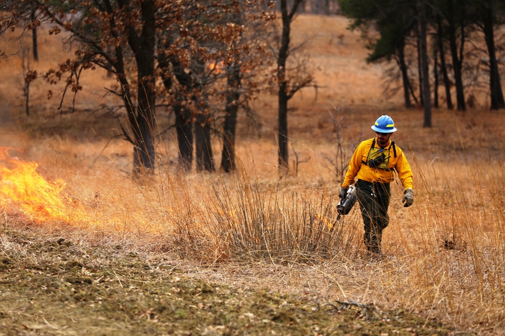 Fort McCoy uses prescribed burns to cut wildfire risk, improve habitats