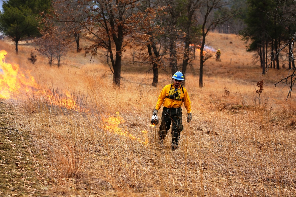 Fort McCoy uses prescribed burns to cut wildfire risk, improve habitats