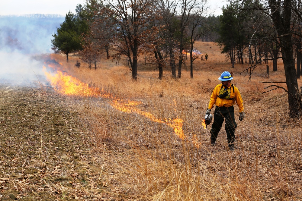 Fort McCoy uses prescribed burns to cut wildfire risk, improve habitats