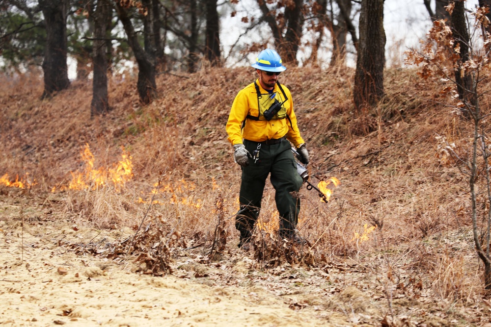 Fort McCoy uses prescribed burns to cut wildfire risk, improve habitats