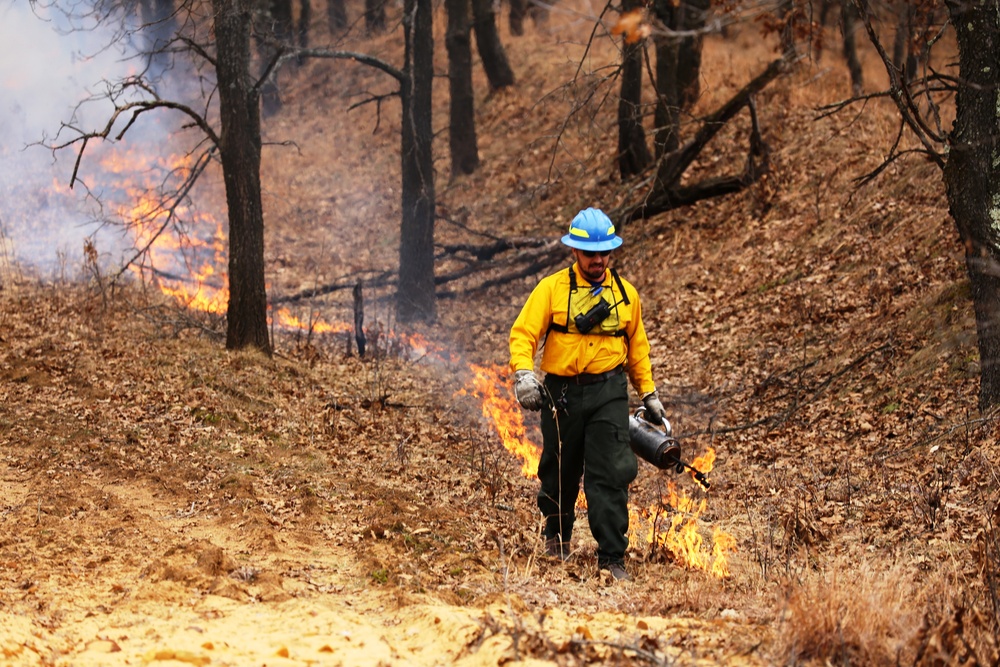 Fort McCoy uses prescribed burns to cut wildfire risk, improve habitats