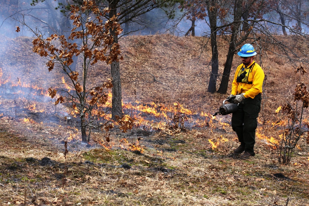 Fort McCoy uses prescribed burns to cut wildfire risk, improve habitats