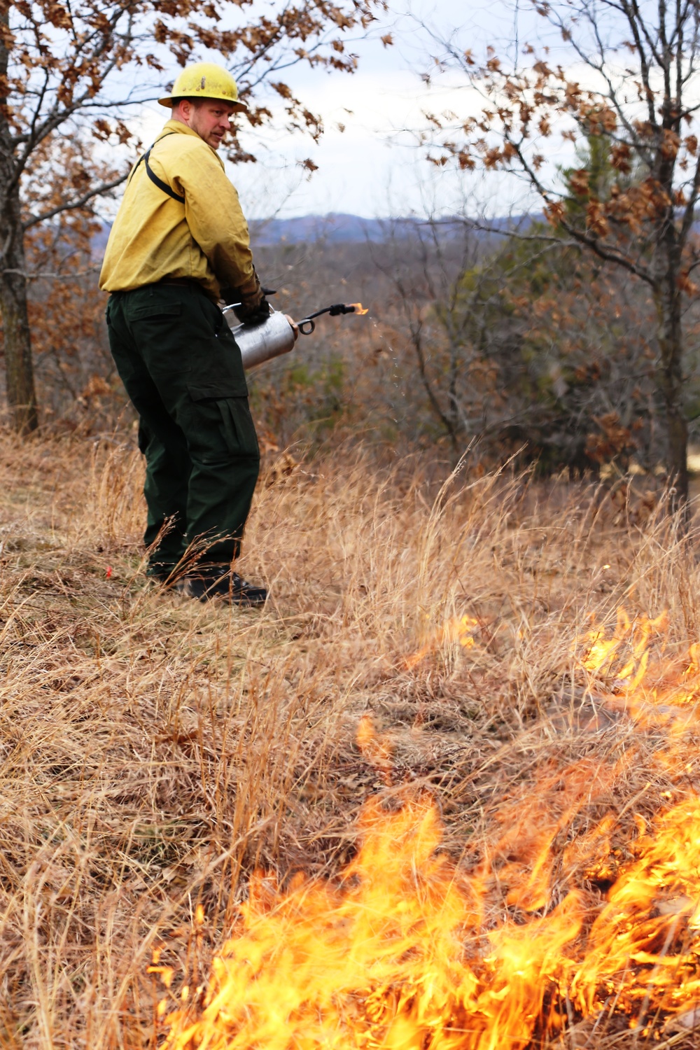 Fort McCoy uses prescribed burns to cut wildfire risk, improve habitats