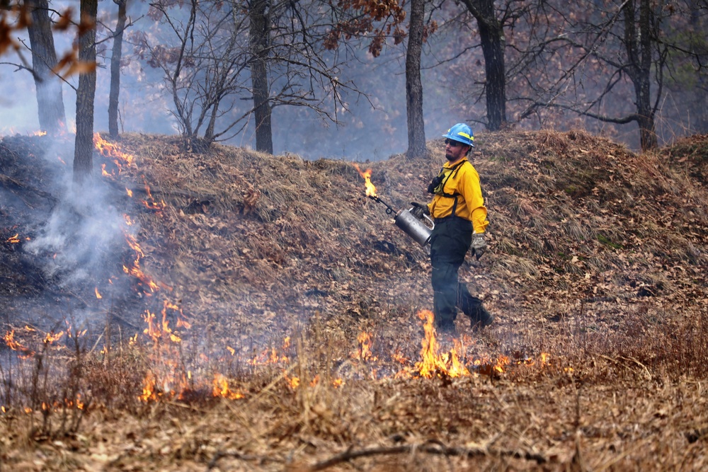 Fort McCoy uses prescribed burns to cut wildfire risk, improve habitats