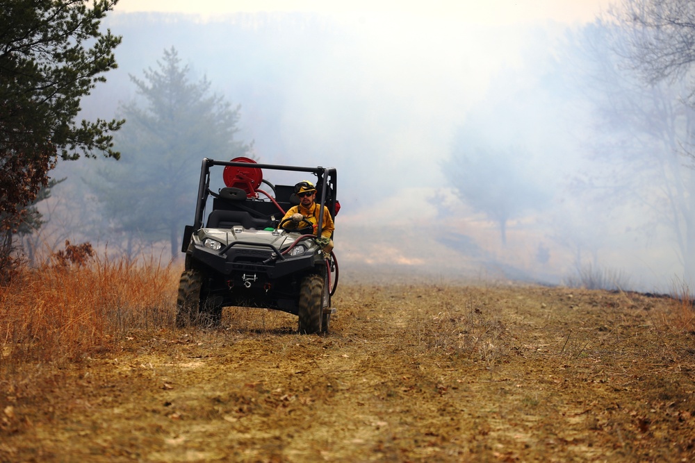 Fort McCoy uses prescribed burns to cut wildfire risk, improve habitats