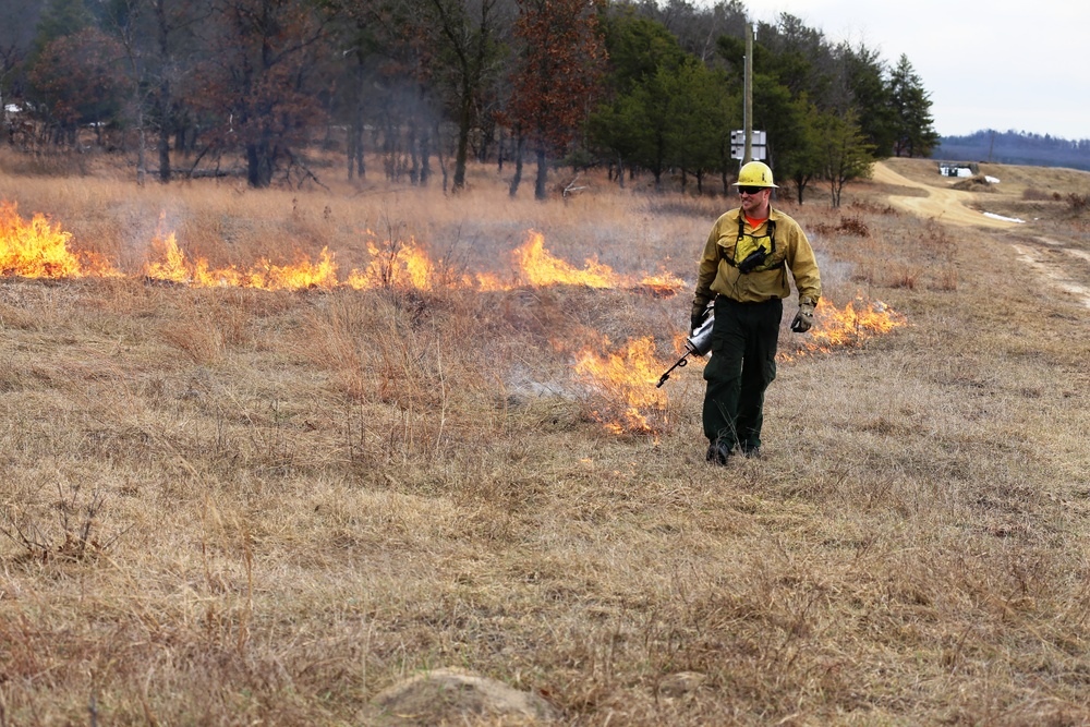 Fort McCoy uses prescribed burns to cut wildfire risk, improve habitats