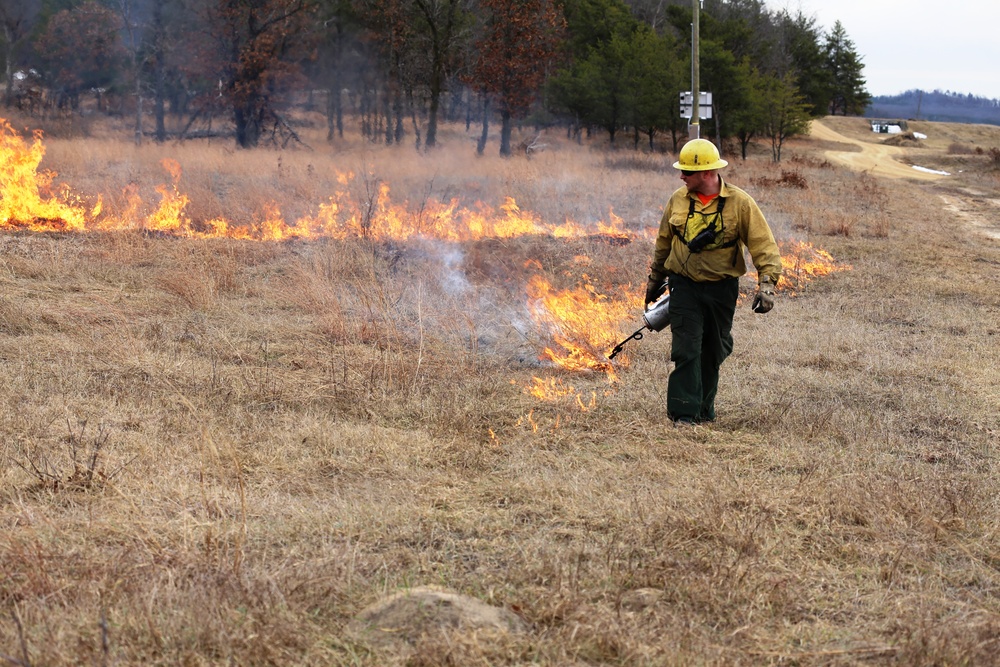 Fort McCoy uses prescribed burns to cut wildfire risk, improve habitats