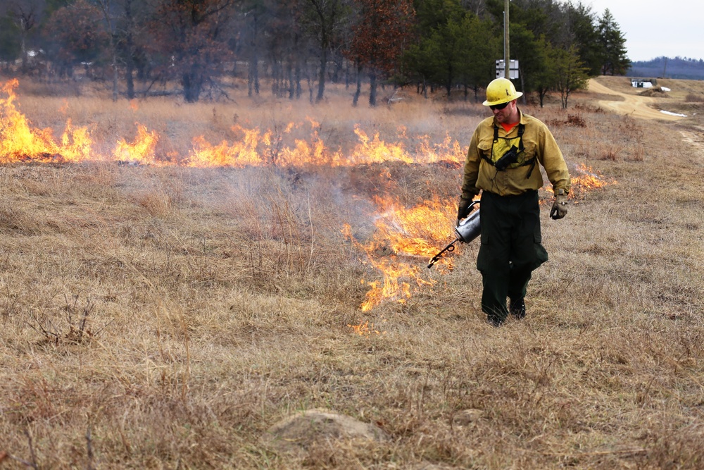 Fort McCoy uses prescribed burns to cut wildfire risk, improve habitats