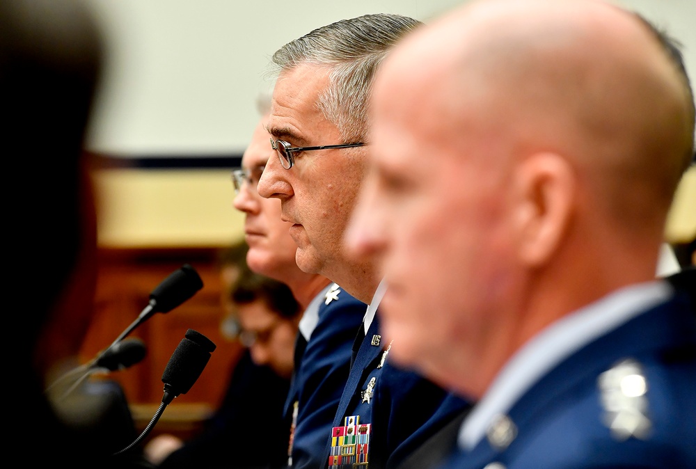 Air Force Vice Chief of Staff Gen. Stephen Wilson testifies before the House Armed Services Committee