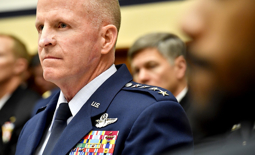 Air Force Vice Chief of Staff Gen. Stephen Wilson testifies before the House Armed Services Committee