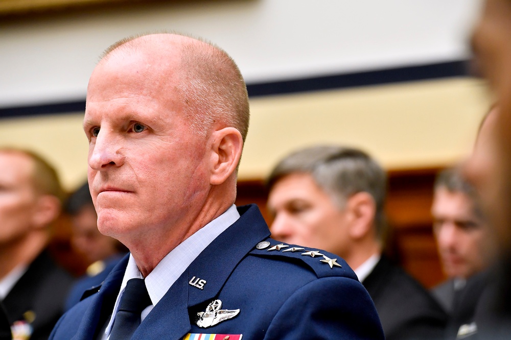 Air Force Vice Chief of Staff Gen. Stephen Wilson testifies before the House Armed Services Committee