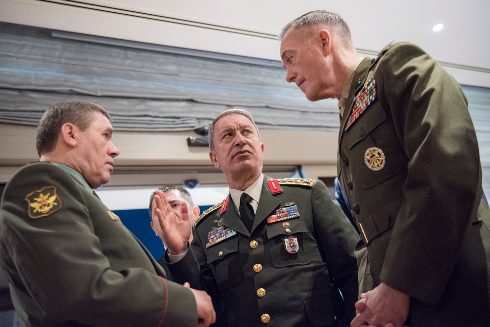 CJCS Meets with Turkish and Russian Counterparts