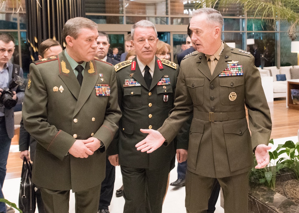 CJCS Meets with Turkish and Russian Counterparts