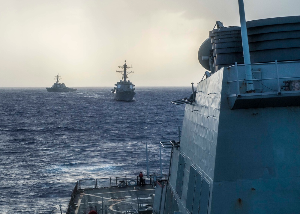 USS Barry Conducts MultiSail 17 Operations