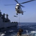 USS Wayne E. Meyer Conducts a Vertical Replenishment-at-Sea