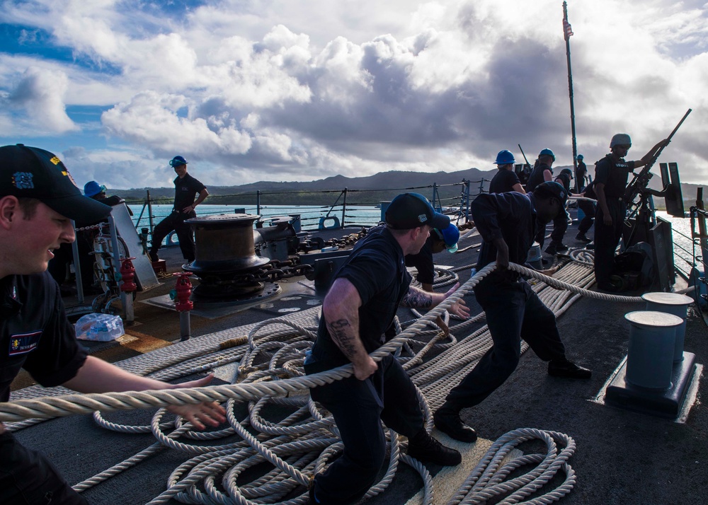 USS Barry Conducts MultiSail 17 Operations