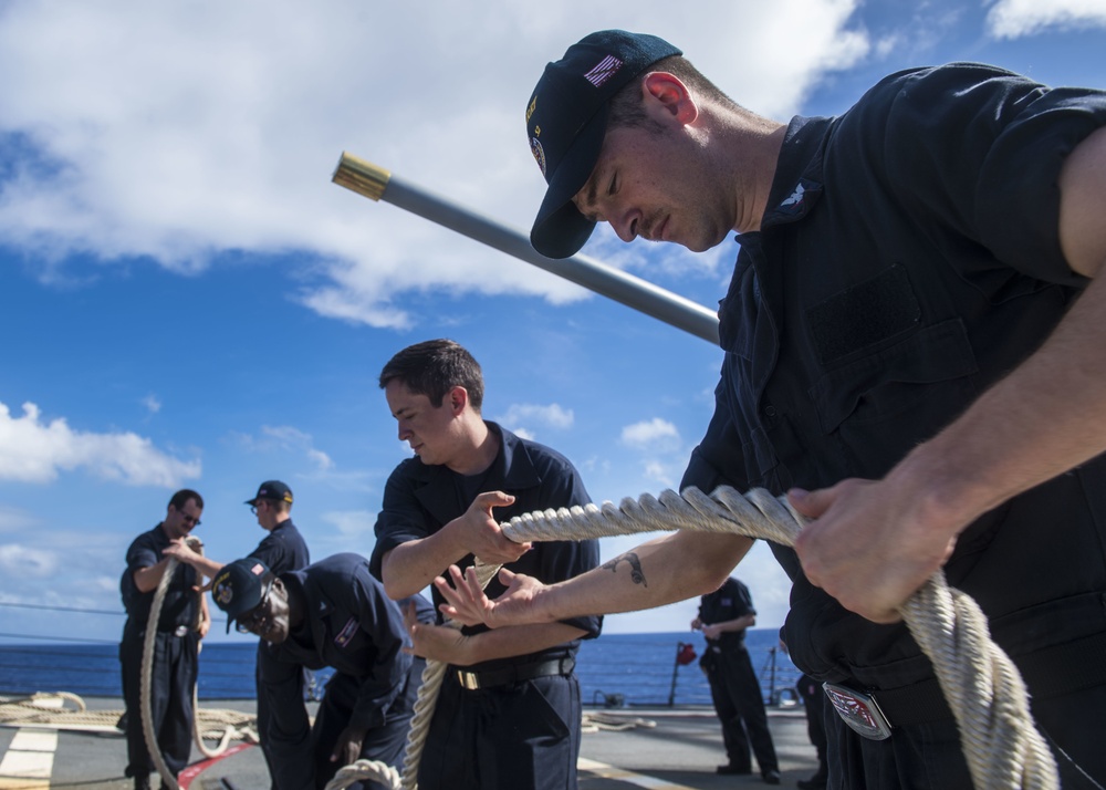 USS Barry Conducts MultiSail 17 Operations