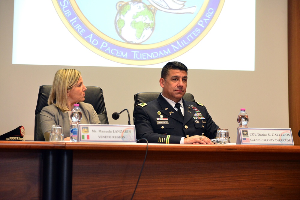 5th “Gender Protection in Peace Operations” Course and “International Woman’s Day” at Center of Excellence for Stability Police Units (CoESPU) Vicenza, Italy