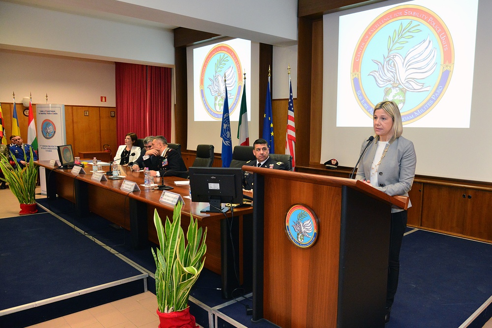 5th “Gender Protection in Peace Operations” Course and “International Woman’s Day” at Center of Excellence for Stability Police Units (CoESPU) Vicenza, Italy