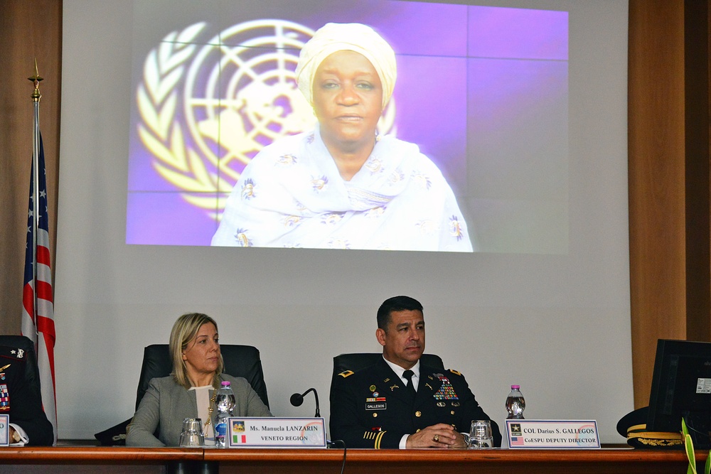 5th “Gender Protection in Peace Operations” Course and “International Woman’s Day” at Center of Excellence for Stability Police Units (CoESPU) Vicenza, Italy