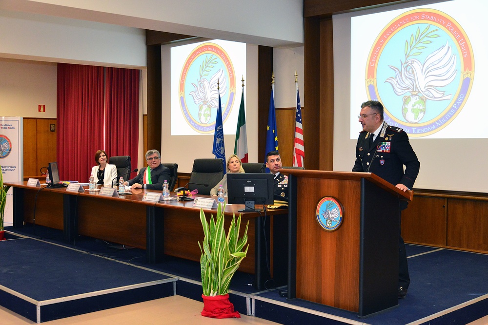 5th “Gender Protection in Peace Operations” Course and “International Woman’s Day” at Center of Excellence for Stability Police Units (CoESPU) Vicenza, Italy