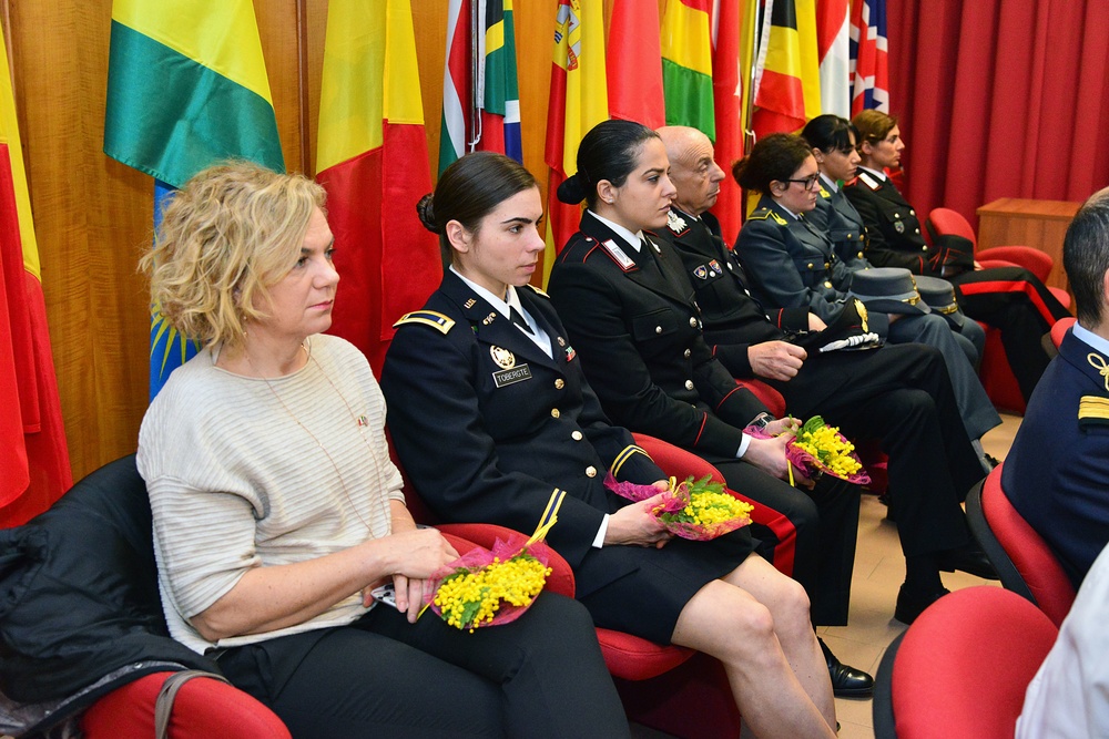 5th “Gender Protection in Peace Operations” Course and “International Woman’s Day” at Center of Excellence for Stability Police Units (CoESPU) Vicenza, Italy