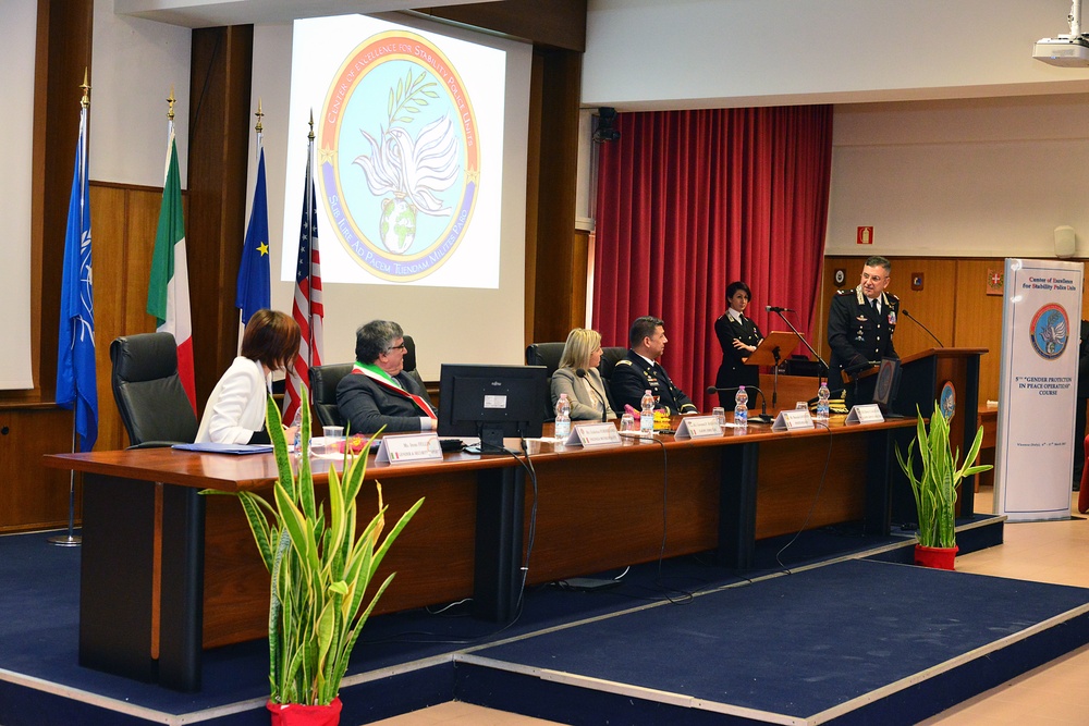 5th “Gender Protection in Peace Operations” Course and “International Woman’s Day” at Center of Excellence for Stability Police Units (CoESPU) Vicenza, Italy