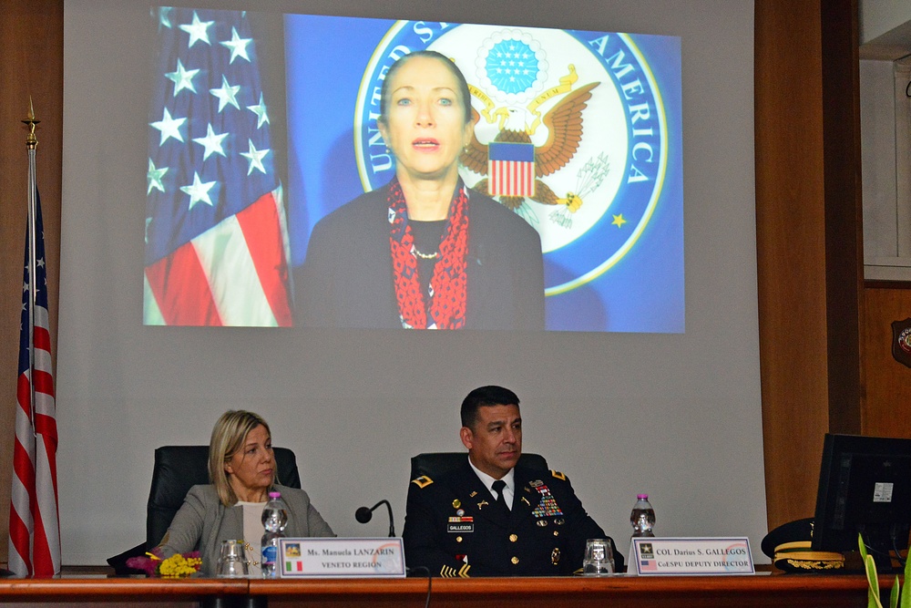 5th “Gender Protection in Peace Operations” Course and “International Woman’s Day” at Center of Excellence for Stability Police Units (CoESPU) Vicenza, Italy