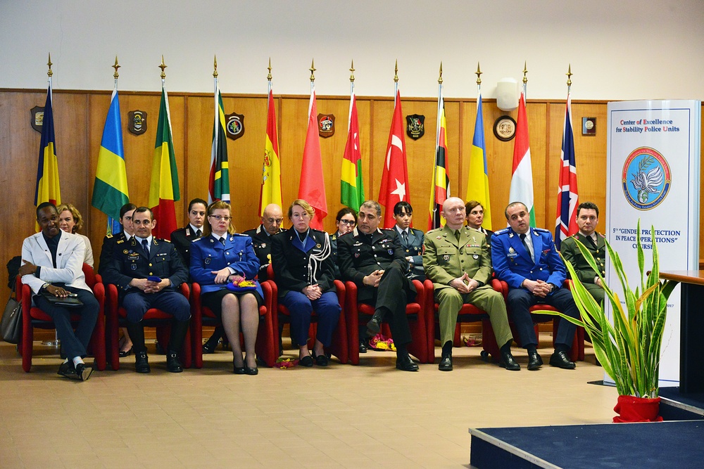 5th “Gender Protection in Peace Operations” Course and “International Woman’s Day” at Center of Excellence for Stability Police Units (CoESPU) Vicenza, Italy