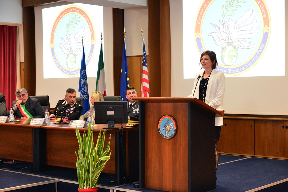 5th “Gender Protection in Peace Operations” Course and “International Woman’s Day” at Center of Excellence for Stability Police Units (CoESPU) Vicenza, Italy