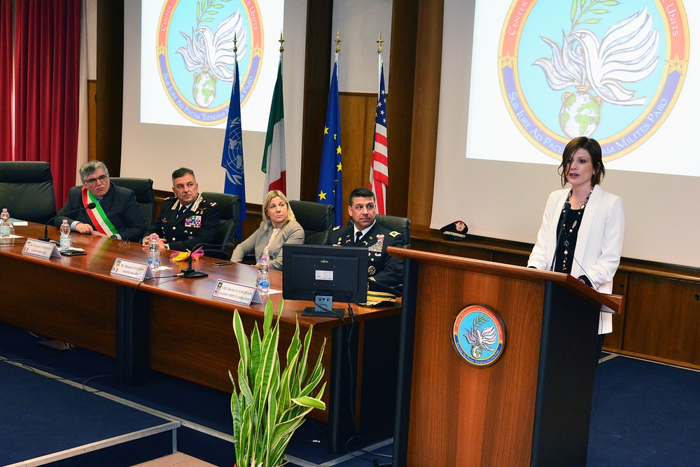 5th “Gender Protection in Peace Operations” Course and “International Woman’s Day” at Center of Excellence for Stability Police Units (CoESPU) Vicenza, Italy