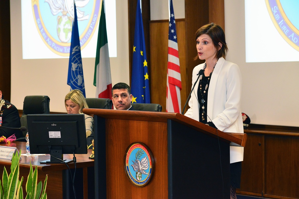 5th “Gender Protection in Peace Operations” Course and “International Woman’s Day” at Center of Excellence for Stability Police Units (CoESPU) Vicenza, Italy