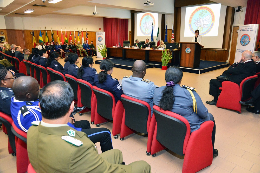 5th “Gender Protection in Peace Operations” Course and “International Woman’s Day” at Center of Excellence for Stability Police Units (CoESPU) Vicenza, Italy