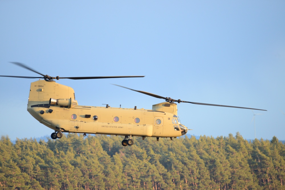 CH-47 Chinook Helicopter Maintenance Test Flight