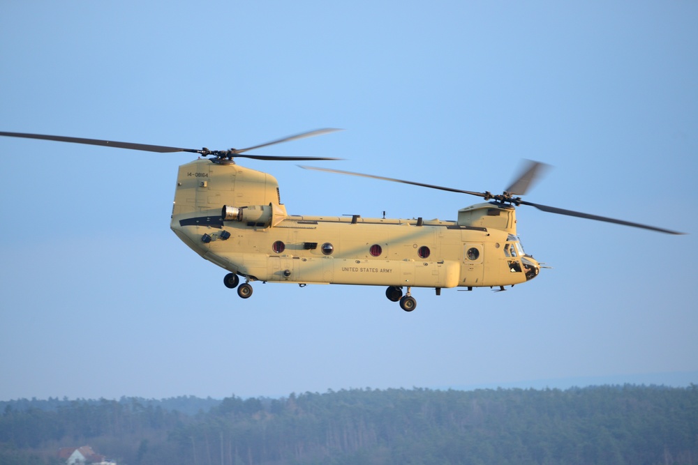 CH-47 Chinook Helicopter Maintenance Test Flight