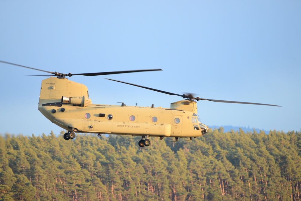 CH-47 Chinook Helicopter Maintenance Test Flight