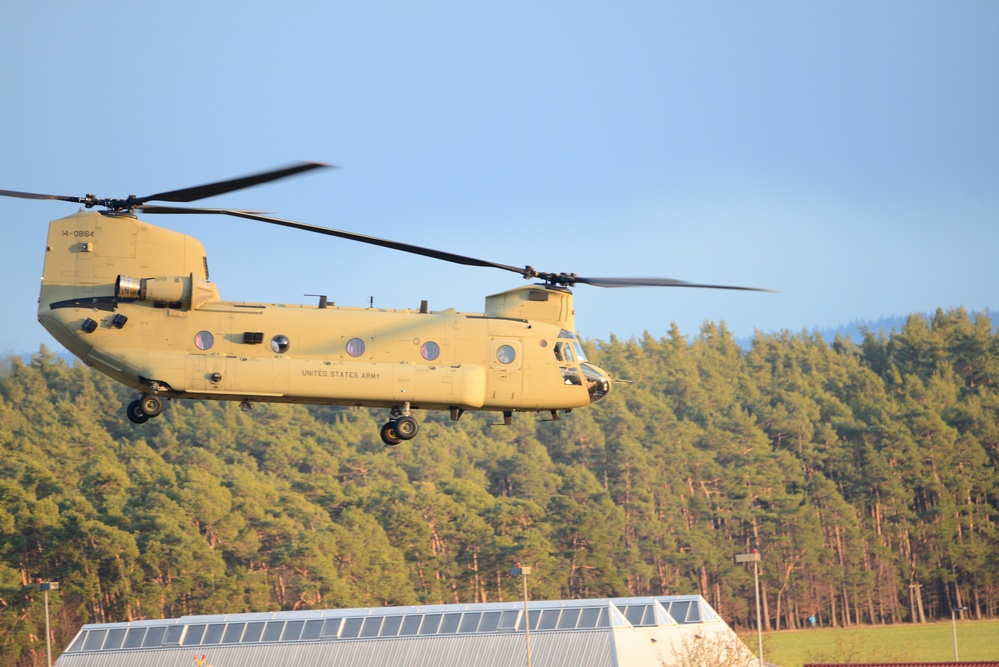 CH-47 Chinook Helicopter Maintenance Test Flight